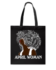APRIL BLACK WOMAN Tote Bag thumbnail