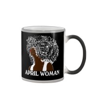 APRIL BLACK WOMAN Color Changing Mug thumbnail