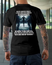 DEVIL WHISPERED - SEPTEMBER Classic T-Shirt lifestyle-mens-crewneck-back-3