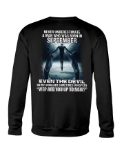 DEVIL WHISPERED - SEPTEMBER Crewneck Sweatshirt thumbnail