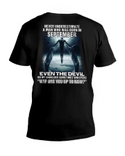 DEVIL WHISPERED - SEPTEMBER V-Neck T-Shirt thumbnail