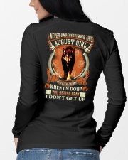 NEVER UNDERESTIMATE THIS AUGUST GIRL Long Sleeve Tee lifestyle-unisex-longsleeve-back-3