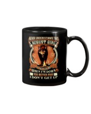 NEVER UNDERESTIMATE THIS AUGUST GIRL Mug front