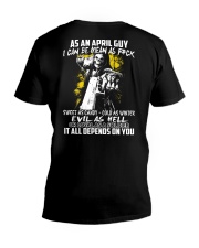 AS AN APRIL GUY V-Neck T-Shirt thumbnail