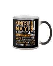 KINGS ARE BORN IN MAY Color Changing Mug thumbnail