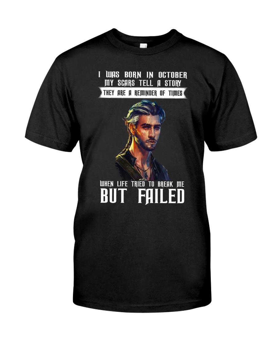 MY SCARS TELL A STORY - OCTOBER Classic T-Shirt