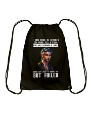 MY SCARS TELL A STORY - OCTOBER Drawstring Bag thumbnail