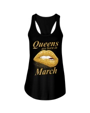QUEENS ARE BORN IN MARCH Ladies Flowy Tank thumbnail