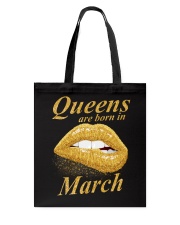 QUEENS ARE BORN IN MARCH Tote Bag thumbnail