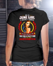 AS A JUNE GIRL Ladies T-Shirt lifestyle-women-crewneck-back-3
