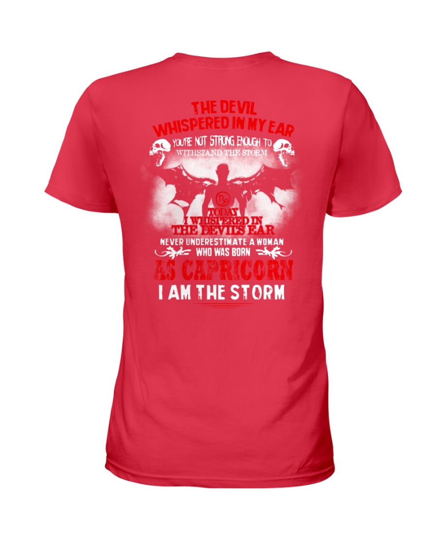 DEVIL WHISPERED - CAPRICORN Ladies T-Shirt
