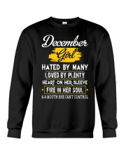 DECEMBER GIRL - HATED BY MANY - LOVED BY PLENTY Crewneck Sweatshirt thumbnail