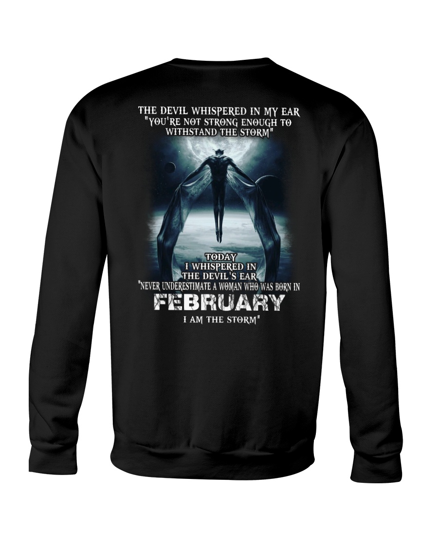 DEVIL WHISPERED - FEBRUARY Crewneck Sweatshirt