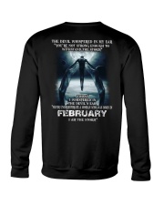 DEVIL WHISPERED - FEBRUARY Crewneck Sweatshirt back