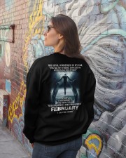 DEVIL WHISPERED - FEBRUARY Crewneck Sweatshirt lifestyle-unisex-sweatshirt-back-2