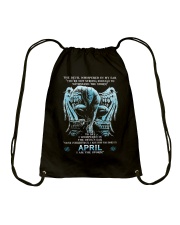 DEVIL WHISPERED - APRIL MAN Drawstring Bag thumbnail