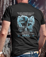 DEVIL WHISPERED - APRIL MAN Classic T-Shirt lifestyle-mens-crewneck-back-2
