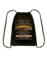 AUGUST GUYS AMAZING IN BED Drawstring Bag thumbnail