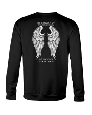 MY HUSBAND IS MY GUARDIAN ANGEL Crewneck Sweatshirt thumbnail
