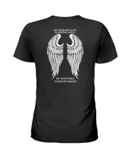 MY HUSBAND IS MY GUARDIAN ANGEL Ladies T-Shirt thumbnail