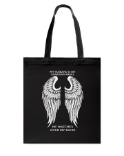 MY HUSBAND IS MY GUARDIAN ANGEL Tote Bag thumbnail