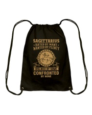 SAGITTARIUS - HATED BY MANY Drawstring Bag thumbnail