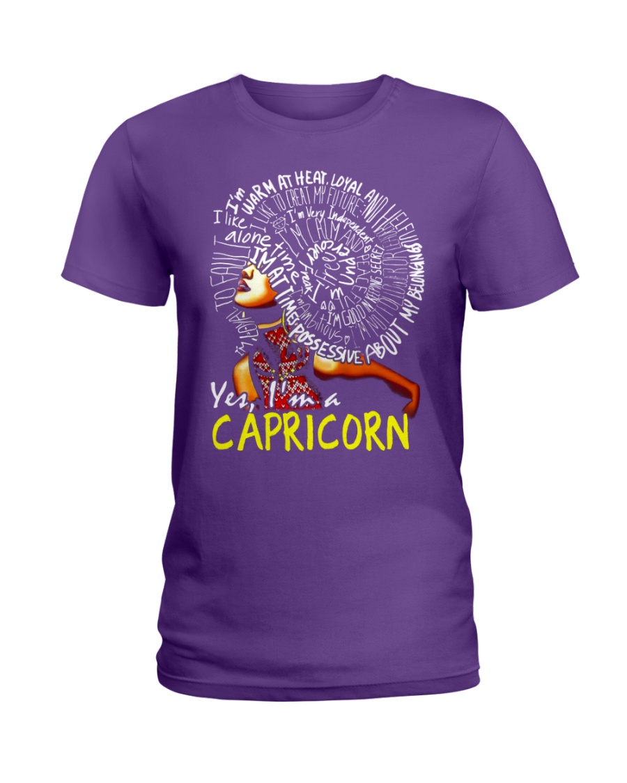 YES I AM A CAPRICORN Ladies T-Shirt