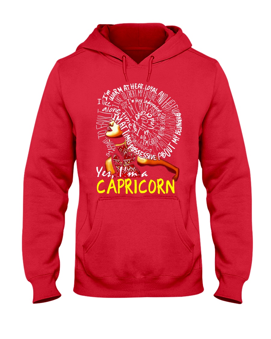 YES I AM A CAPRICORN Hooded Sweatshirt