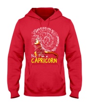 YES I AM A CAPRICORN Hooded Sweatshirt front