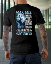 MAY GUY NOT ONE TO MESS WITH Classic T-Shirt lifestyle-mens-crewneck-back-3