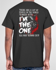 WOLVES - DONT MESS WITH ME Classic T-Shirt garment-tshirt-unisex-back-04