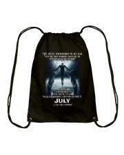 DEVIL WHISPERED - JULY Drawstring Bag tile
