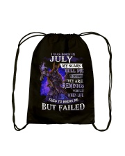 I WAS BORN IN JULY Drawstring Bag thumbnail