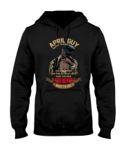 APRIL GUY WITH THREE SIDES Hooded Sweatshirt thumbnail