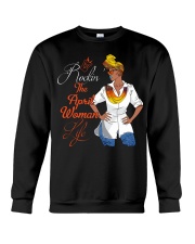 ROCKIN THE APRIL WOMAN LIFE Crewneck Sweatshirt thumbnail