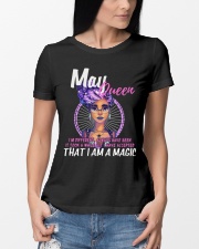 MAY QUEEN IS A MAGIC Ladies T-Shirt lifestyle-women-crewneck-front-10