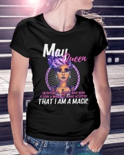 MAY QUEEN IS A MAGIC Ladies T-Shirt lifestyle-women-crewneck-front-7