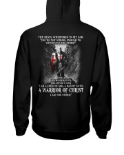 DEVIL WHISPERED - WARRIOR OF CHRIST Hooded Sweatshirt thumbnail