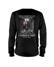 DEVIL WHISPERED - WARRIOR OF CHRIST Long Sleeve Tee thumbnail