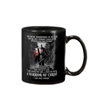 DEVIL WHISPERED - WARRIOR OF CHRIST Mug thumbnail