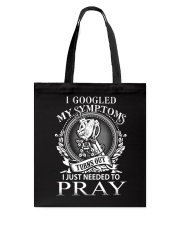 JUST PRAY - WARRIOR OF CHRIST Tote Bag thumbnail