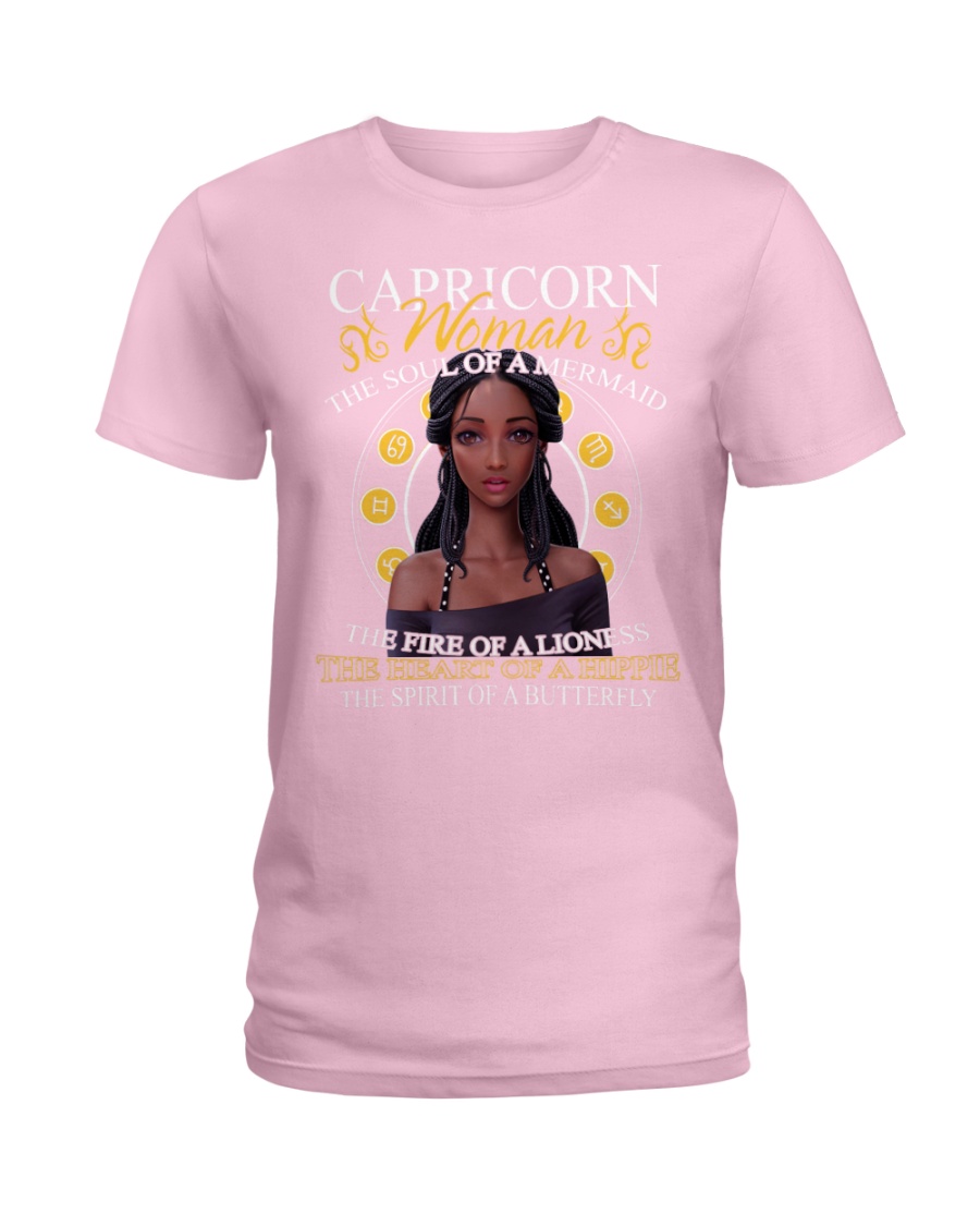 CAPRICORN WOMAN - THE SOUL OF A MERMAID Ladies T-Shirt
