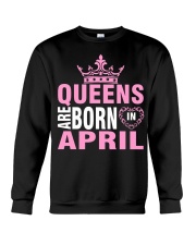 QUEENS ARE BORN IN APRIL Crewneck Sweatshirt thumbnail