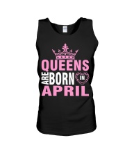 QUEENS ARE BORN IN APRIL Unisex Tank thumbnail