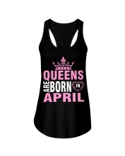 QUEENS ARE BORN IN APRIL Ladies Flowy Tank thumbnail