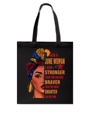 I AM A JUNE WOMAN Tote Bag thumbnail