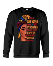 I AM A JUNE WOMAN Crewneck Sweatshirt thumbnail