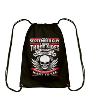 I'M A SEPTEMBER GUY - I HAVE 3 SIDES Drawstring Bag thumbnail