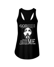 GOD - WARRIOR OF CHRIST Ladies Flowy Tank thumbnail