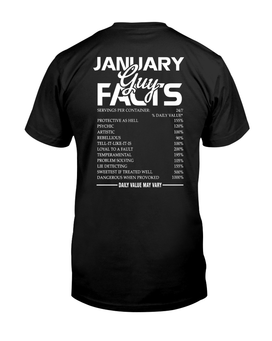 JANUARY GUY FACTS Classic T-Shirt